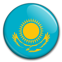 Státní vlajka - Kazachstán